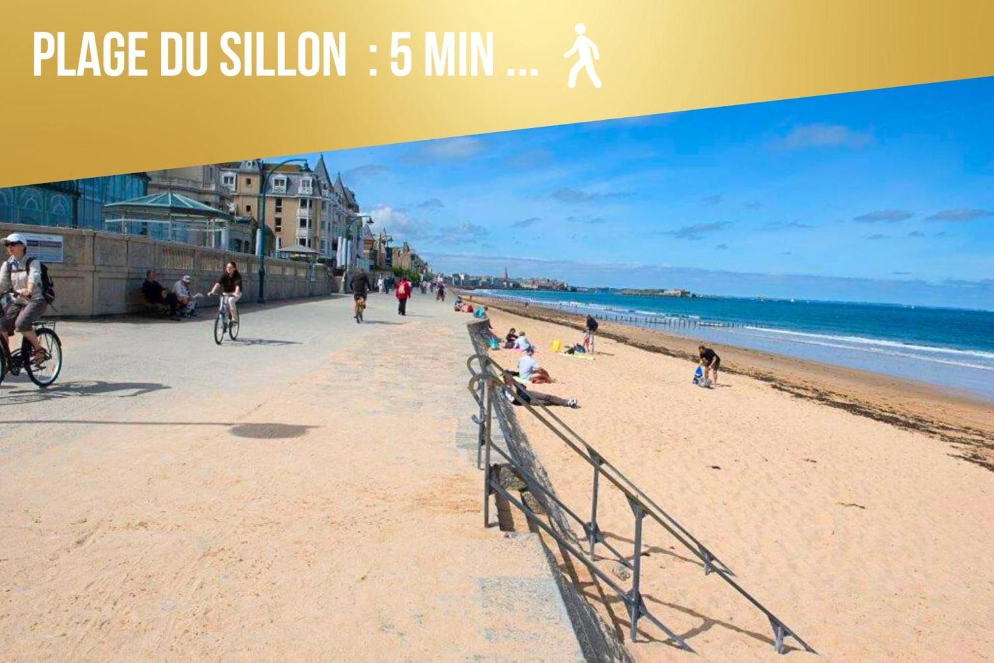 Layton - A 2 Min De La Plage, Du Sillon Et D'Intra Muros ! 생말로 외부 사진